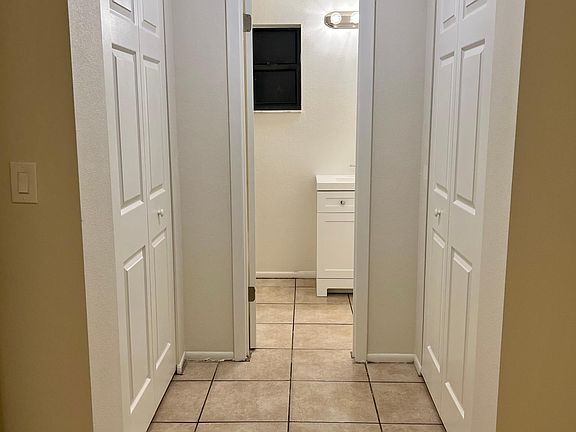 His and her's closets in Master bedroom