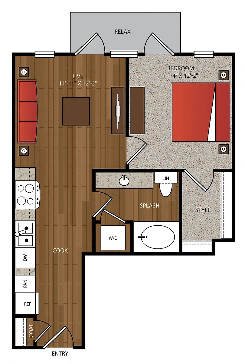 Floor plan A12
