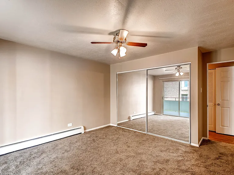 A Standard Living Room at Mondrian Colorado Apartments