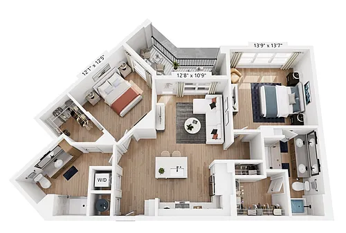 Floor plan B3