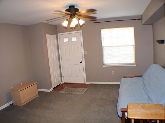 Front door and family room