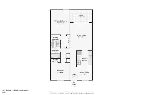 Floor plan Two Bedroom
