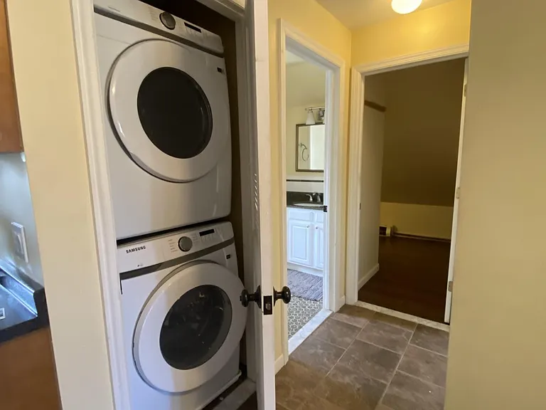 Washer and dryer in unit
