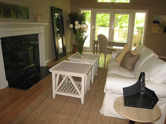 Hardwood floors throughout the living area gleam!