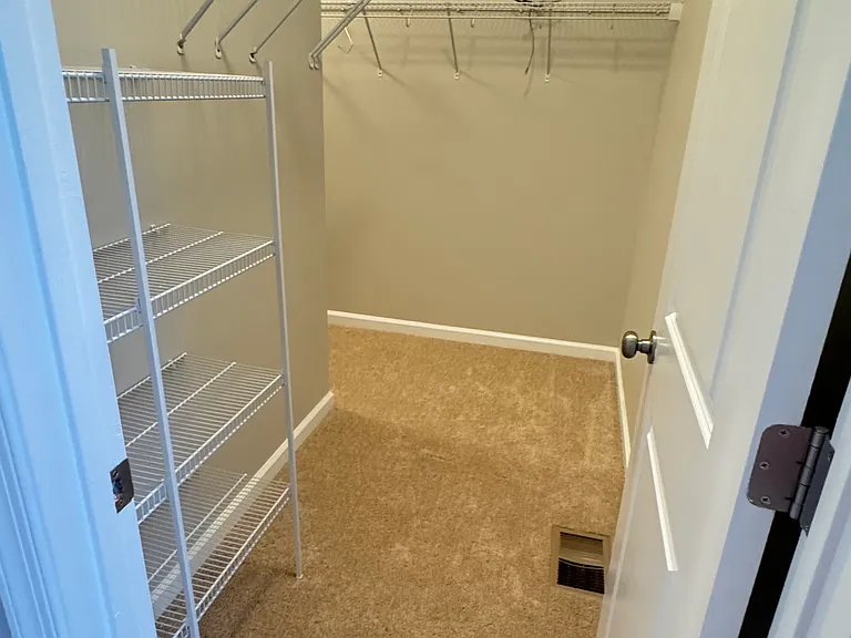 Third floor, master bedroom, master bathroom, walk-in closet and wash/dryer