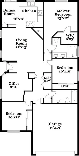 3 bed, 2.0 bath, 1306 sqft, $2,045 — Photo 2