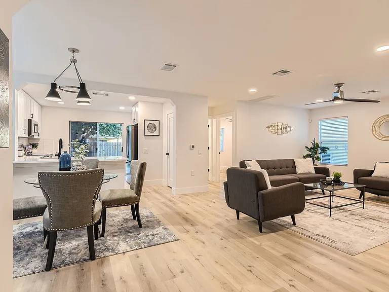 Dining and Living Rooms