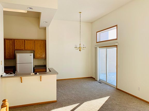 New patio sliding door leading to deck