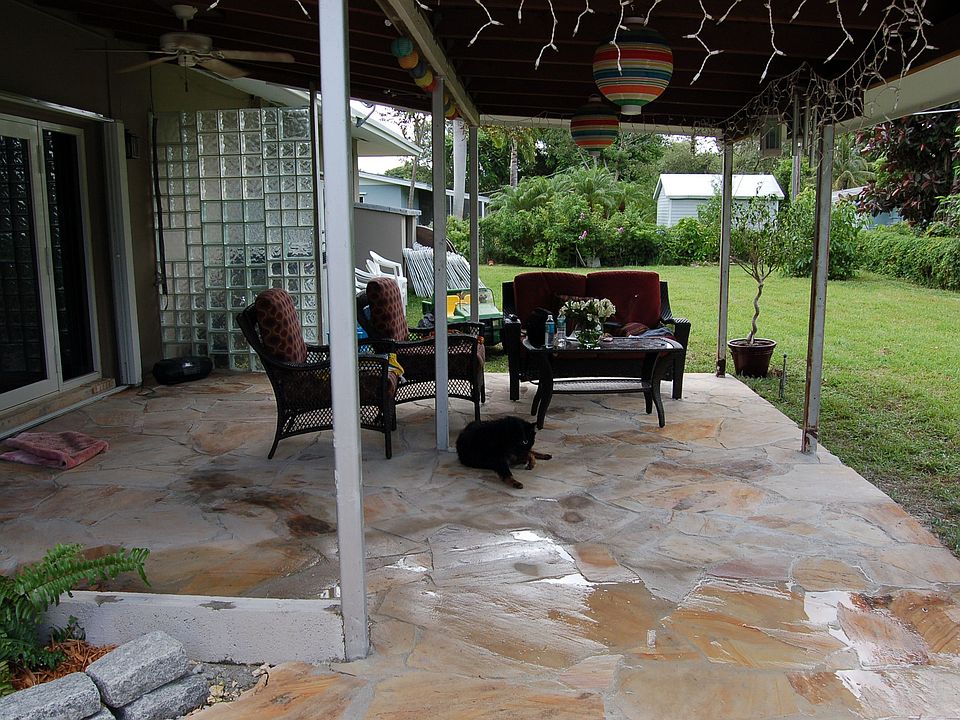 patio area