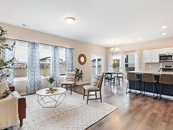 Living room and Kitchen