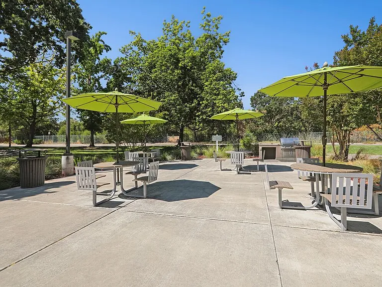 Barbecue grills and picnic area