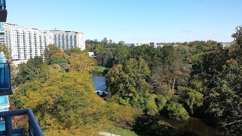 View from the private balcony