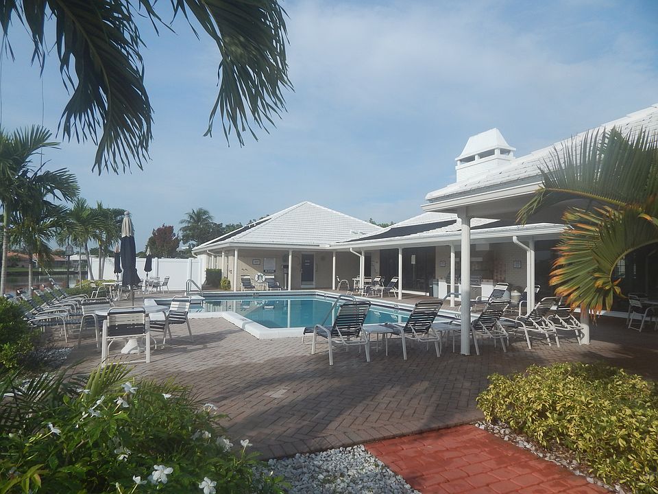 Relax by the waterfront pool
