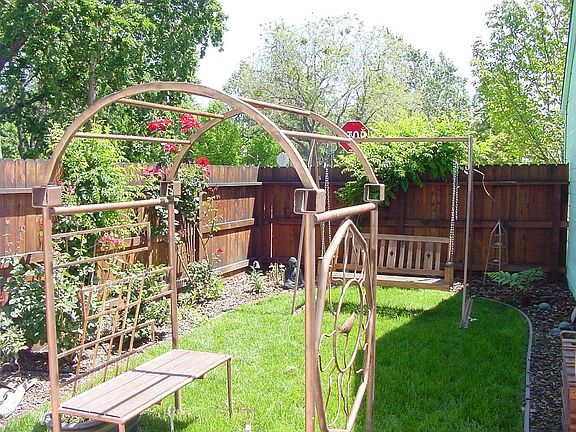 North Side Yard in Spring