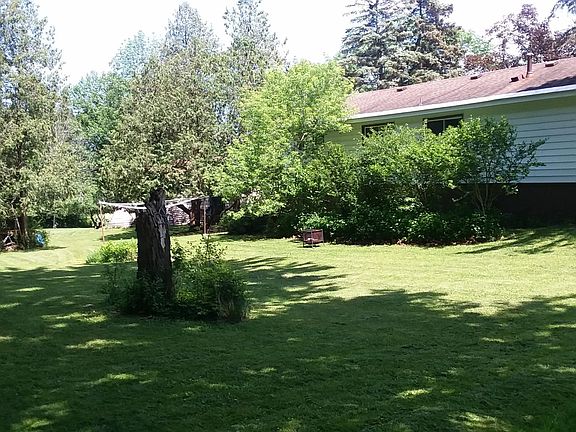 Backyard view from the back edge of the property