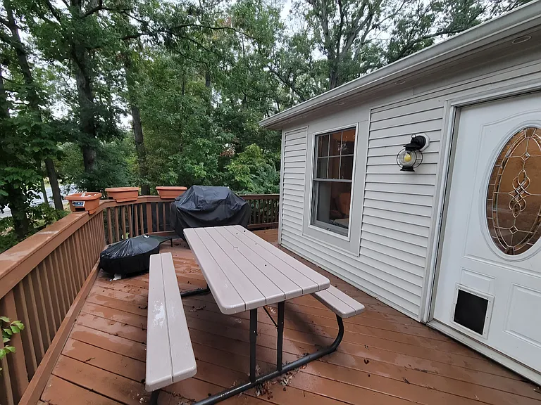Large wrap around deck