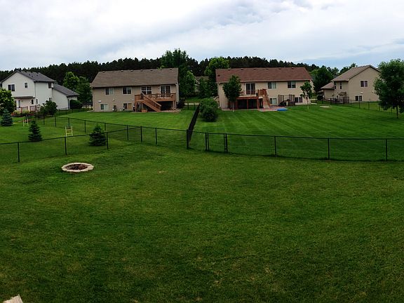 Backyard and Fireplace