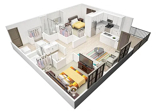 Floor plan The Houze (B2)