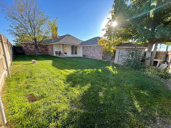 Backyard with Covered Patio