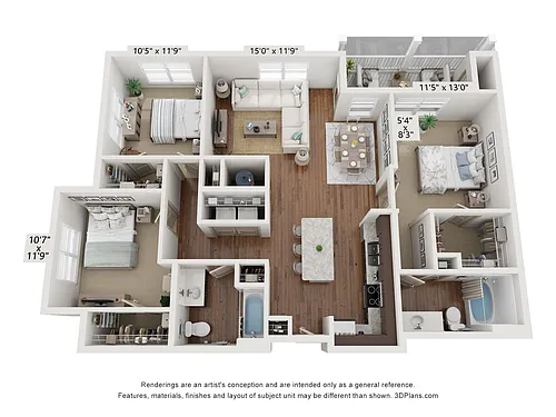 Floor plan C1R