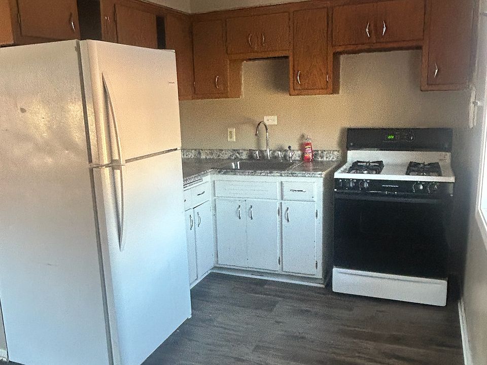 Kitchen off dining area