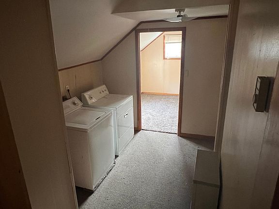 Laundry from front hallway