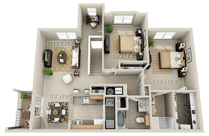 Floor plan B4