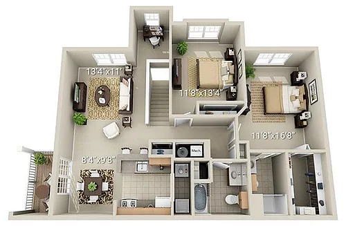 Floor plan B4