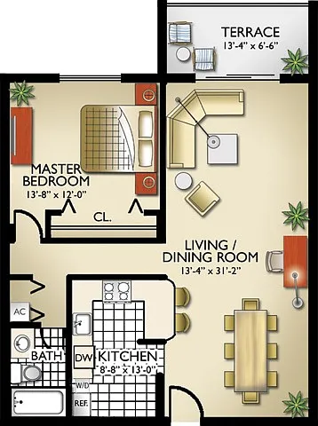 Floor plan Model AD
