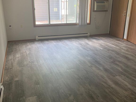 Freshly painted entry and living room