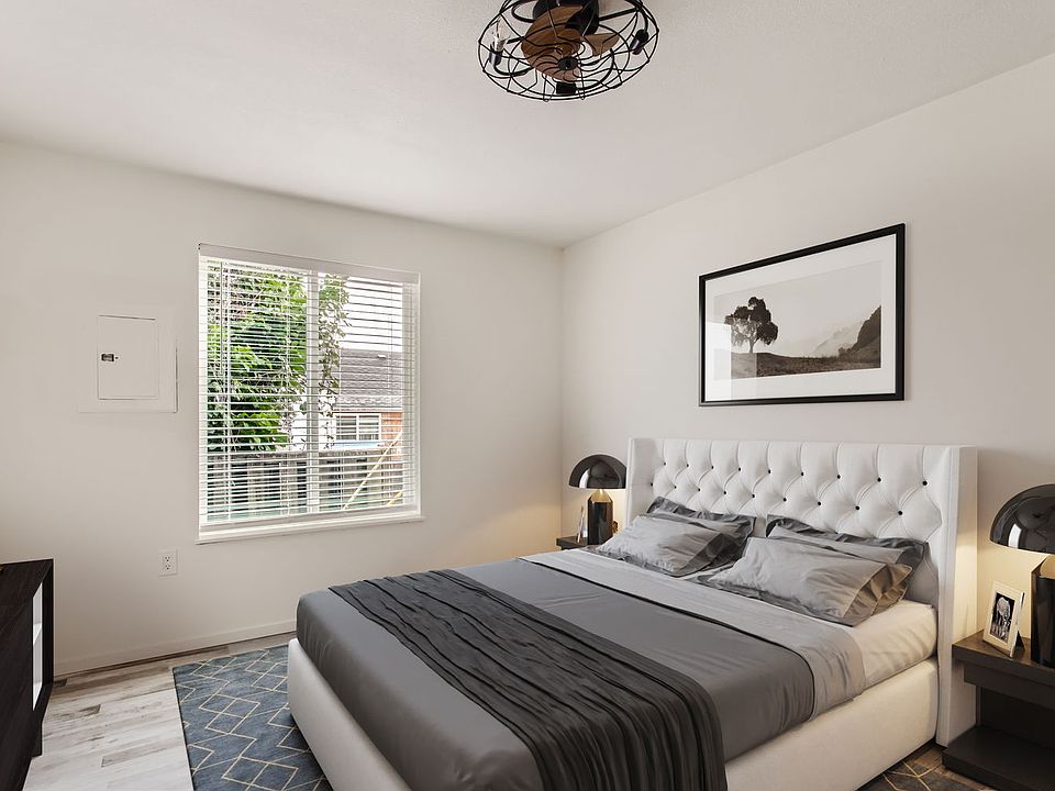 Each of three bedrooms comes with a bladeless fan for those warm summer nights and enough room for a King bed