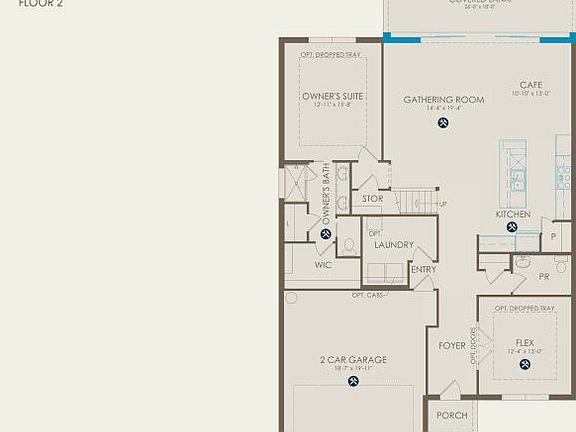 Whitestone Floor Plan, Quick Move-In Home, Floor 1