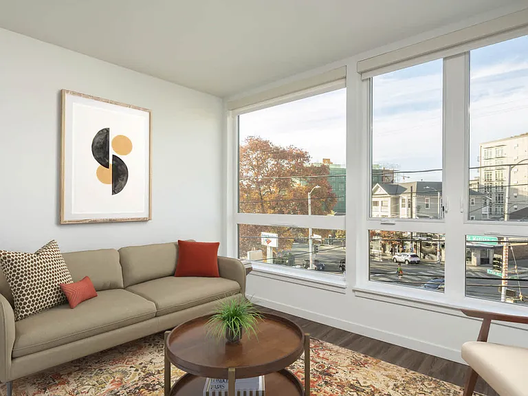 Living Room with Hard Surface Flooring