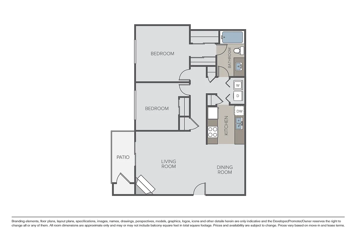 Floor plan Plan 2B