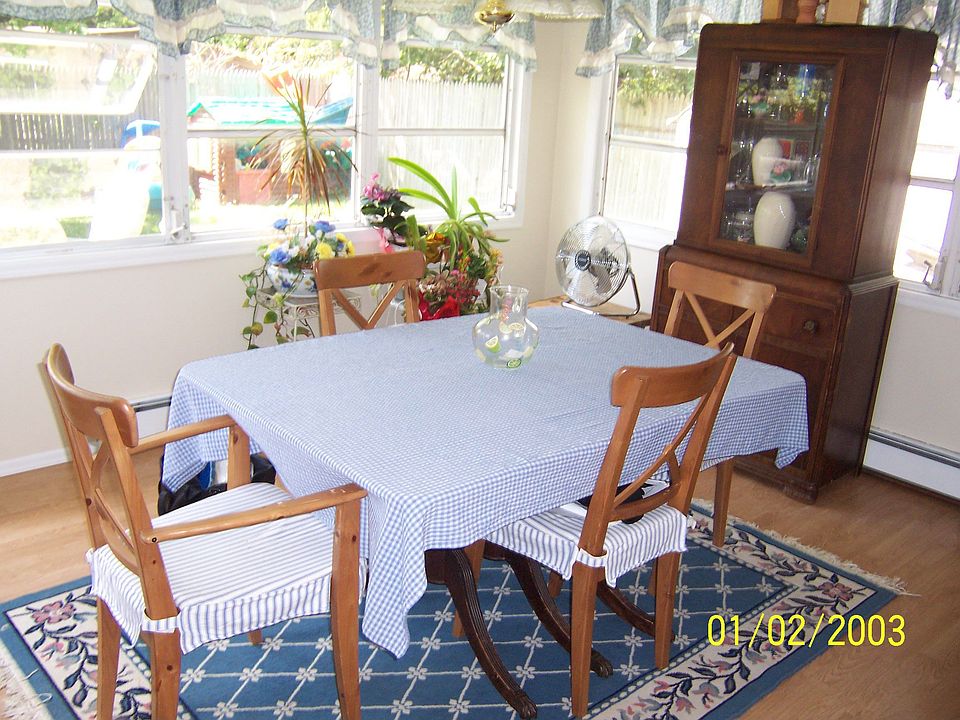 Sunny enclosed porch