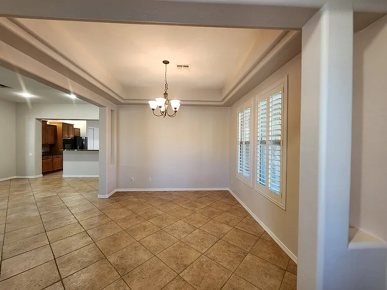 Inside front door - dining area