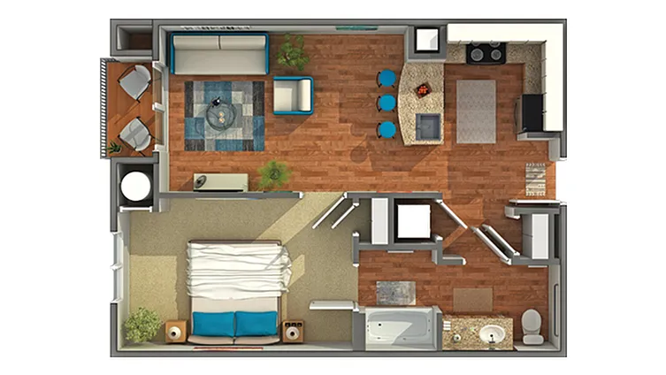 Floor plan Marshall