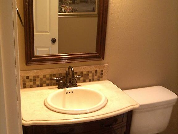 1st floor vanity in bath
