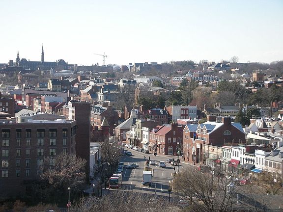 Roof Terrace View of Georgtetown
