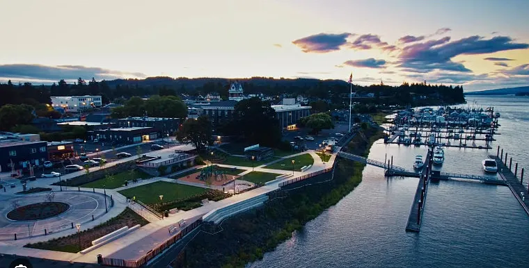 restored historic waterfront and trails!