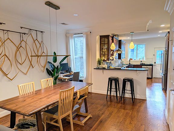 First floor open floor plan area.