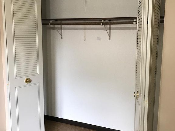 One of two closets