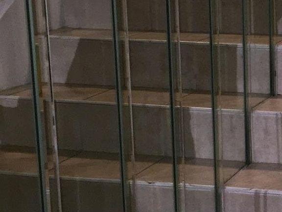 Mirrored up stairway