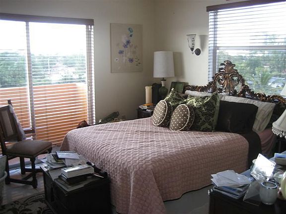 Master bedroom is sunny