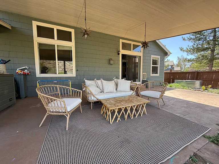 Covered patio