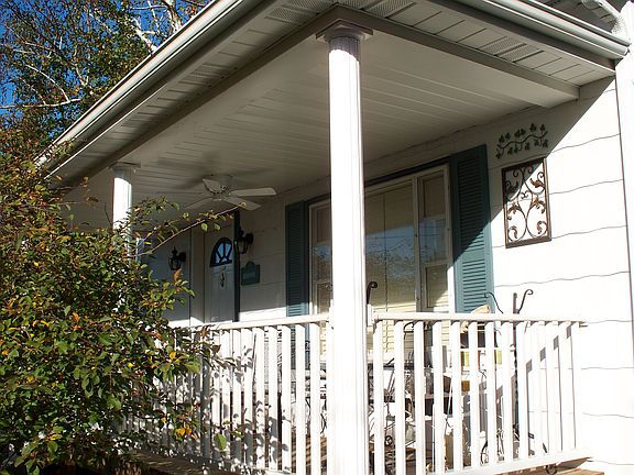 Spacious front porch