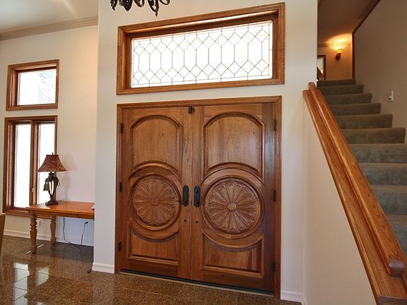 Foyer w/ Custom Doors
