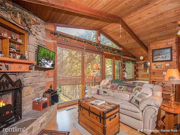 Gather in the lovely living room for movie night!