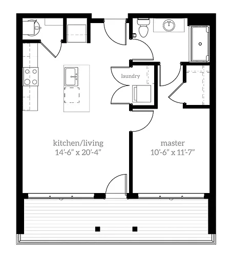 Floor plan The Dunn