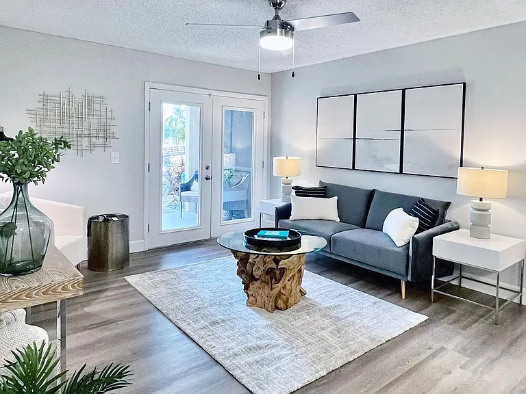 Settle into your comfortable, sun-filled living space.
